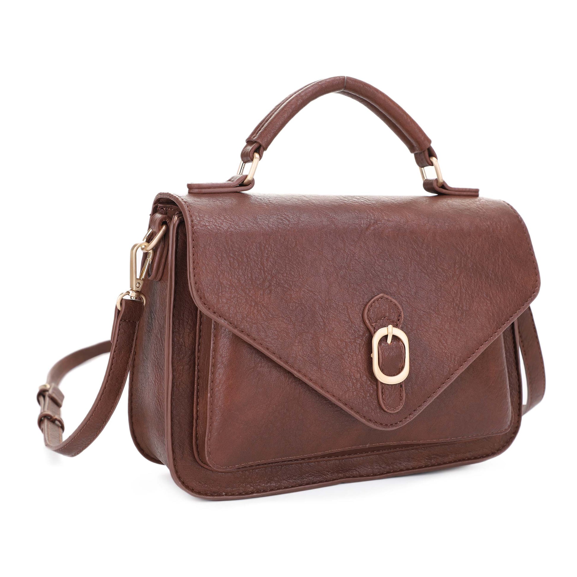 Front Buckle Satchel