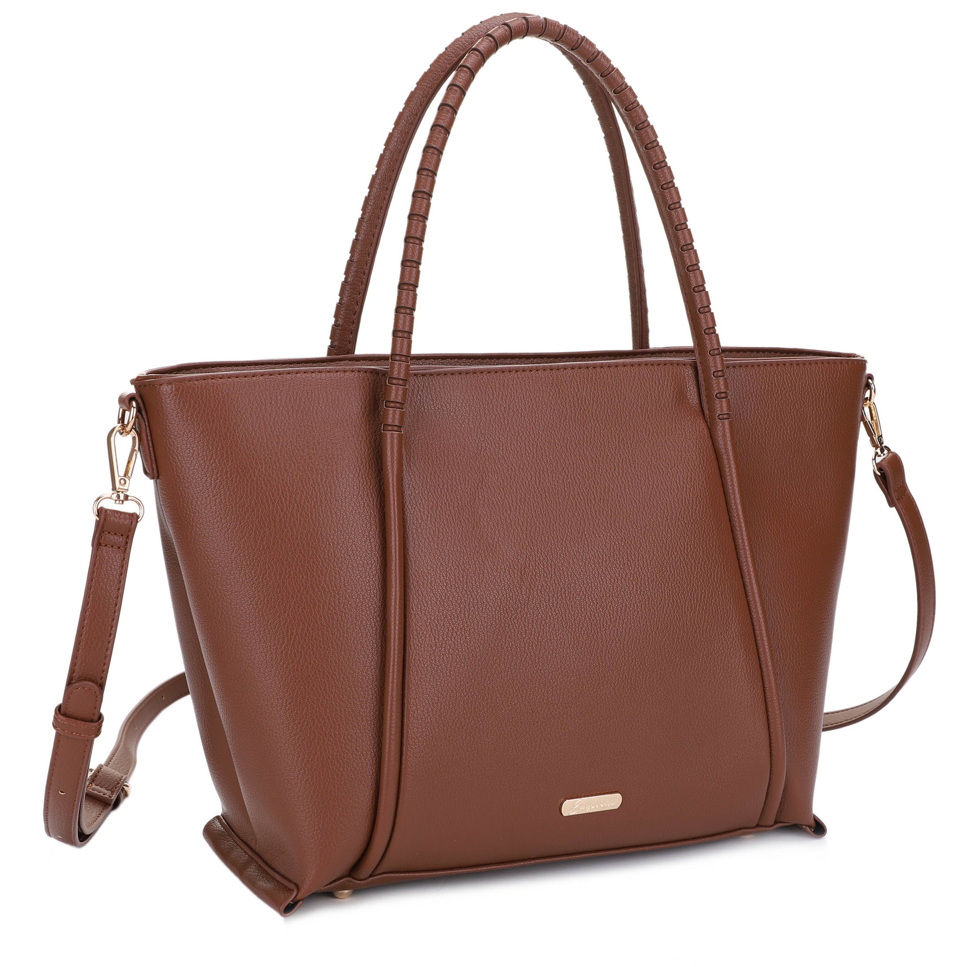 Emperia Becca Laser Cut Wrapped Handle Leo Tote Bag