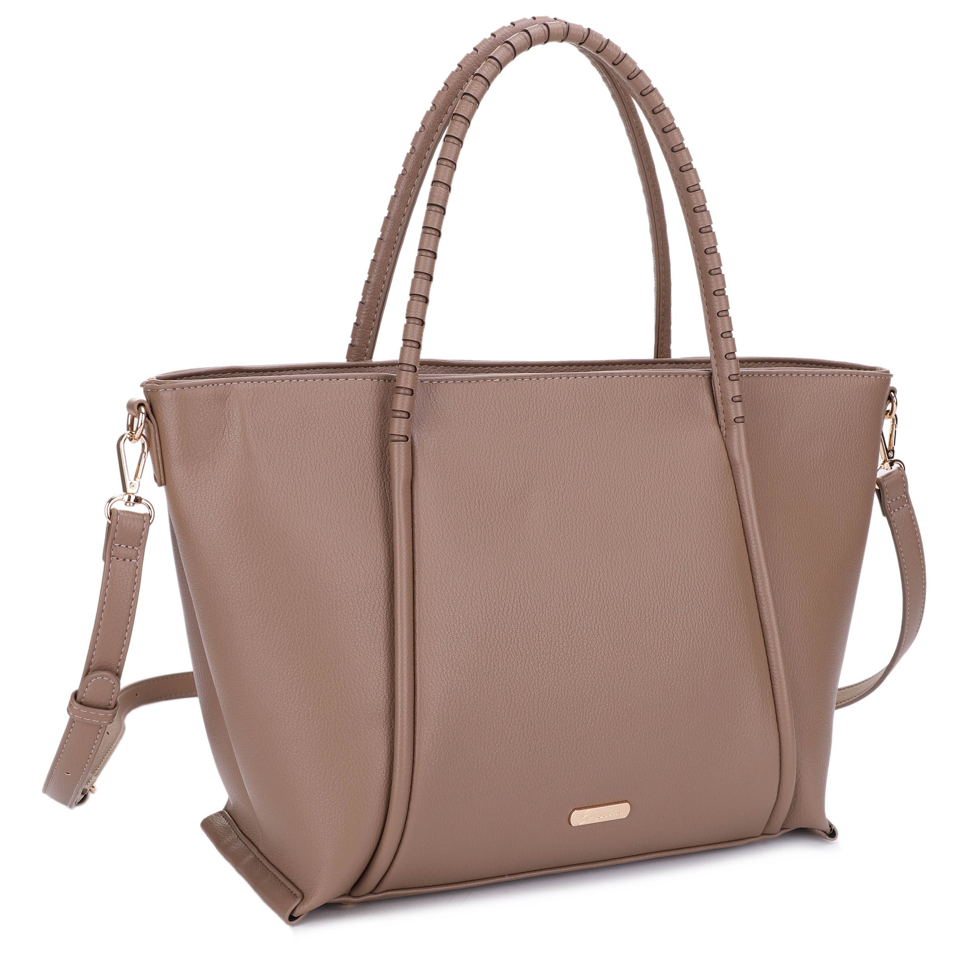 Emperia Becca Laser Cut Wrapped Handle Leo Tote Bag