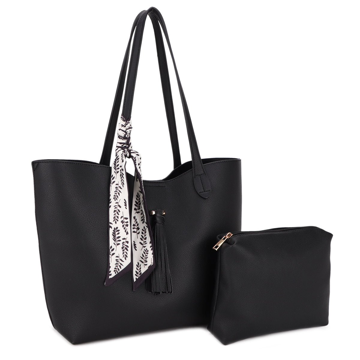 Lauren 2-piece Tote Set with Scarf