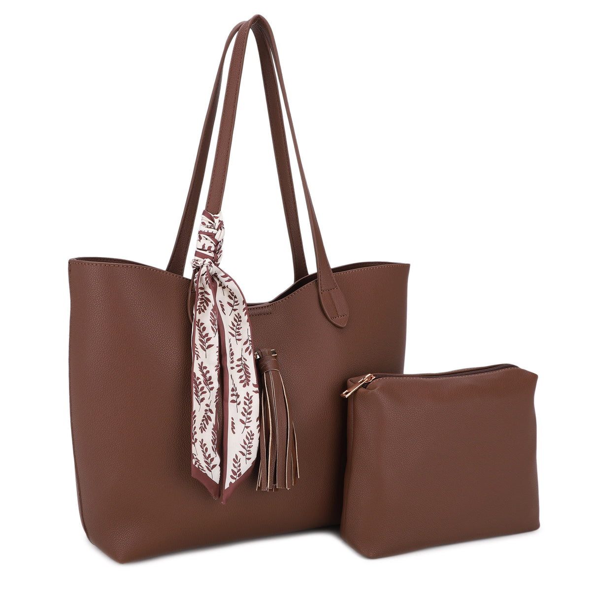 Lauren 2-piece Tote Set with Scarf