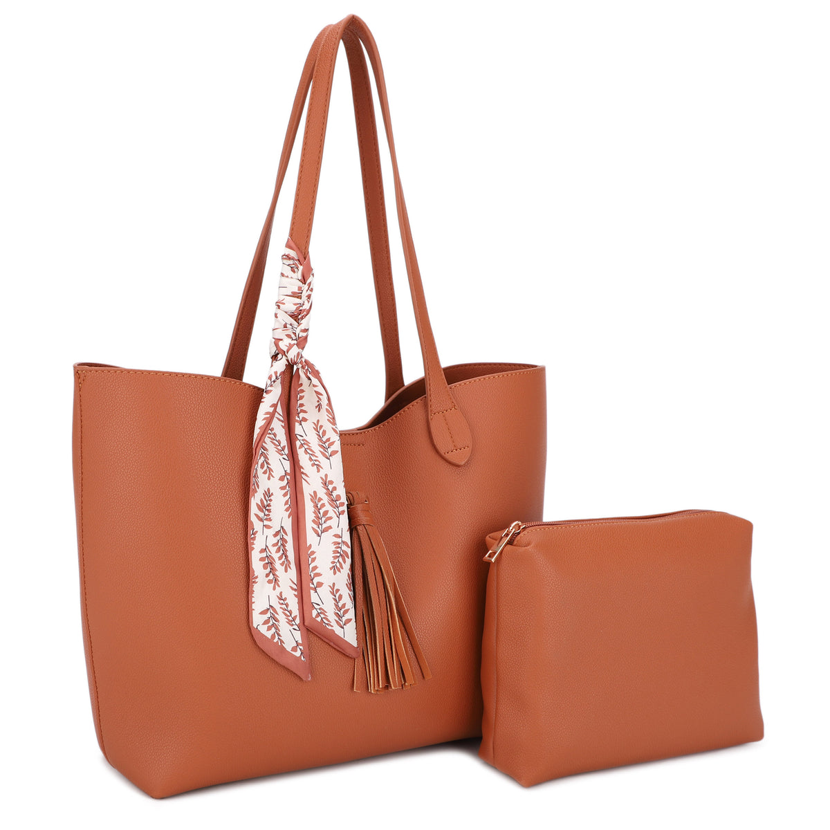 Lauren 2-piece Tote Set with Scarf