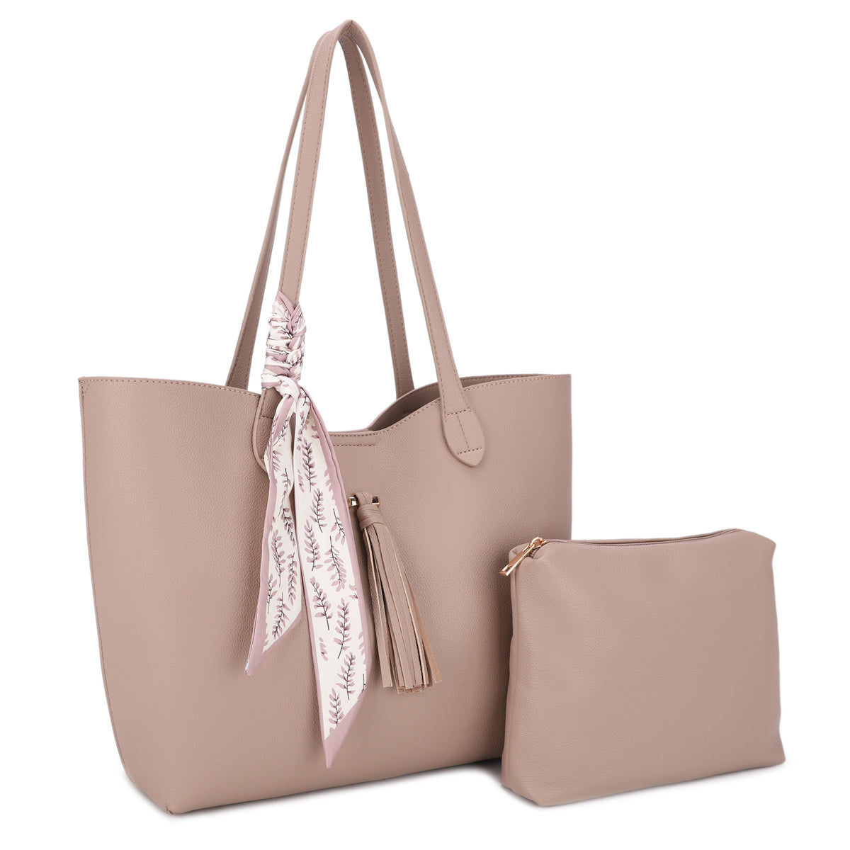 Lauren 2-piece Tote Set with Scarf