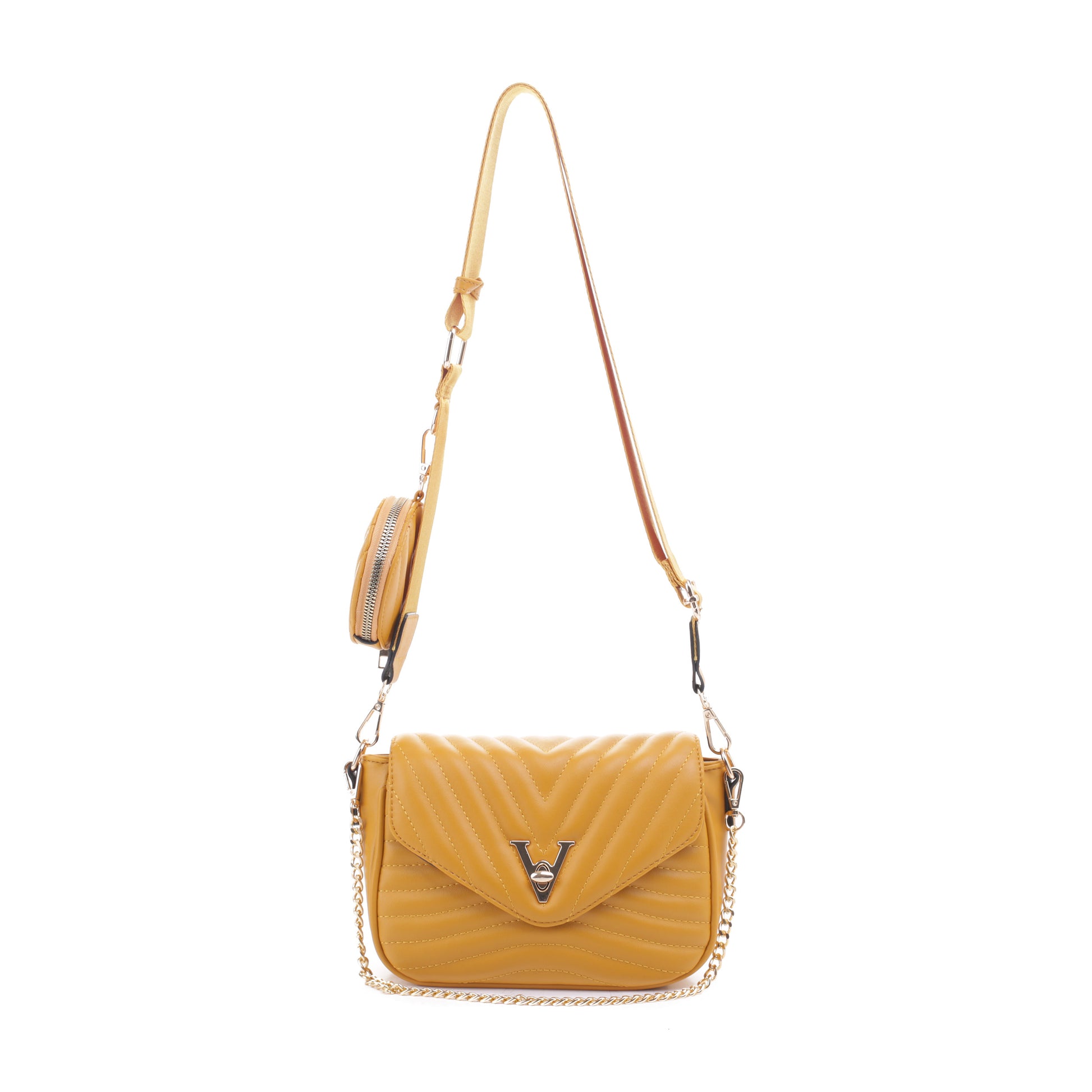 Vivienne Chevron Quilted Crossbody