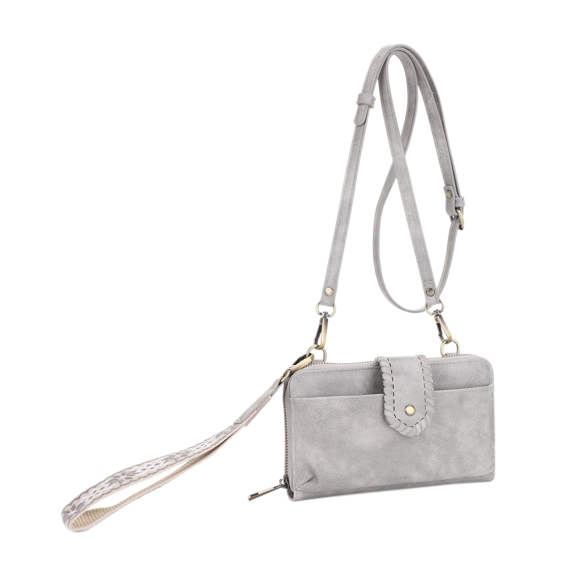 Crossbody Wallet with Wrist Strap