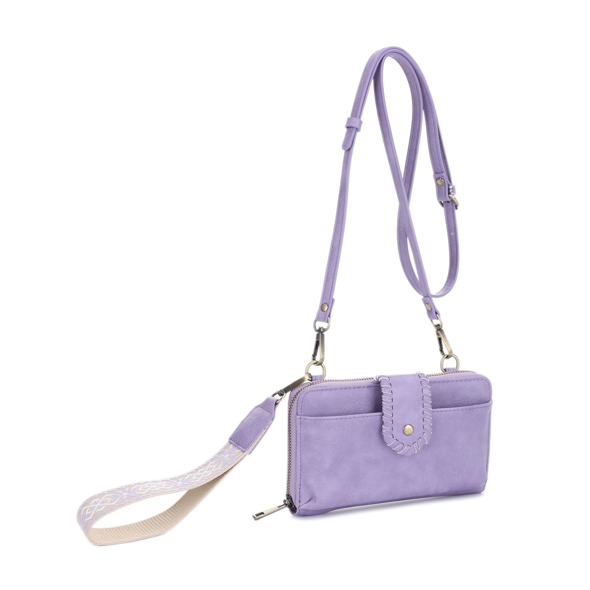 Crossbody Wallet with Wrist Strap