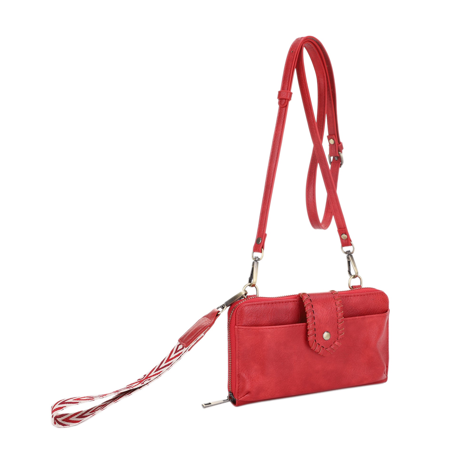 Crossbody Wallet with Wrist Strap