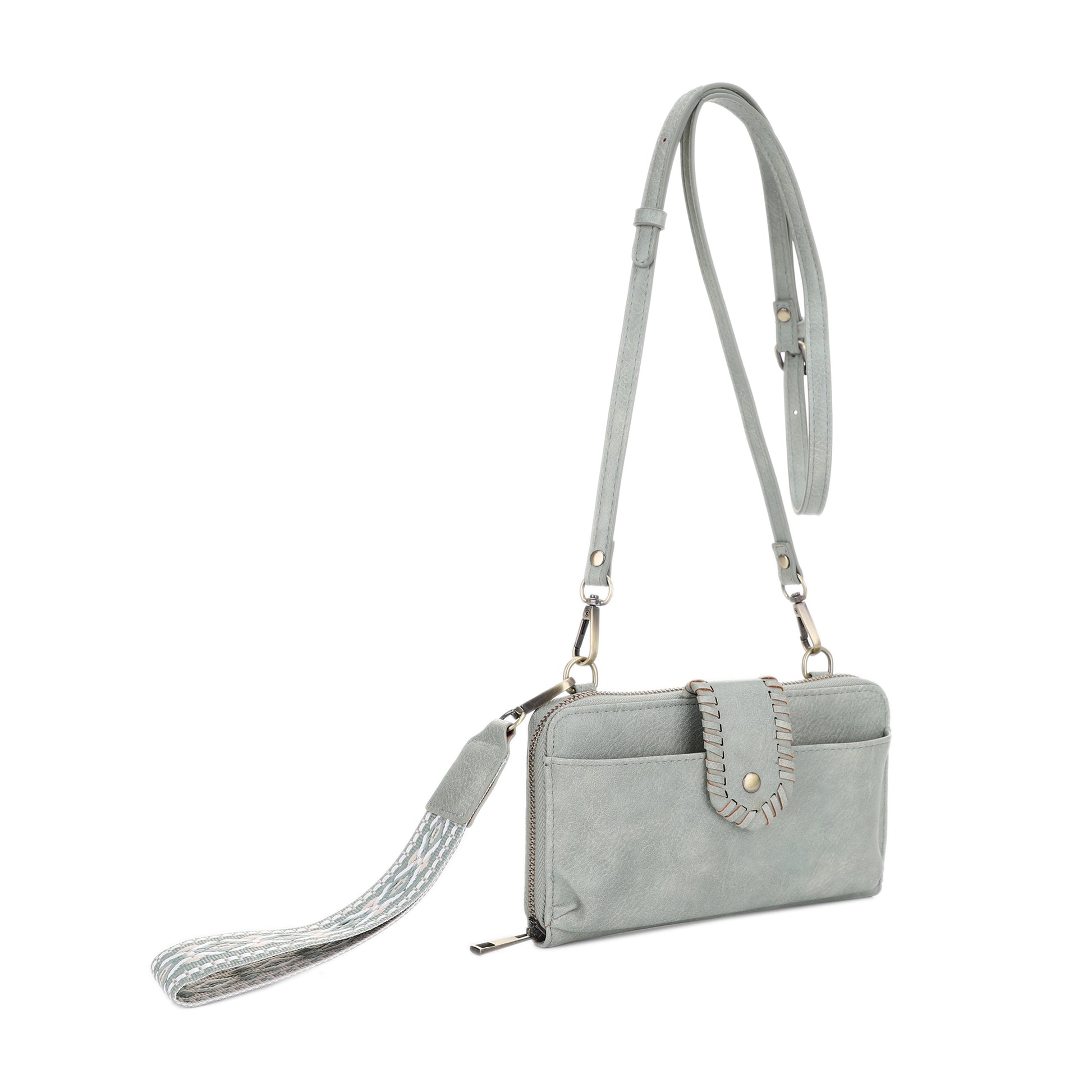 Crossbody Wallet with Wrist Strap
