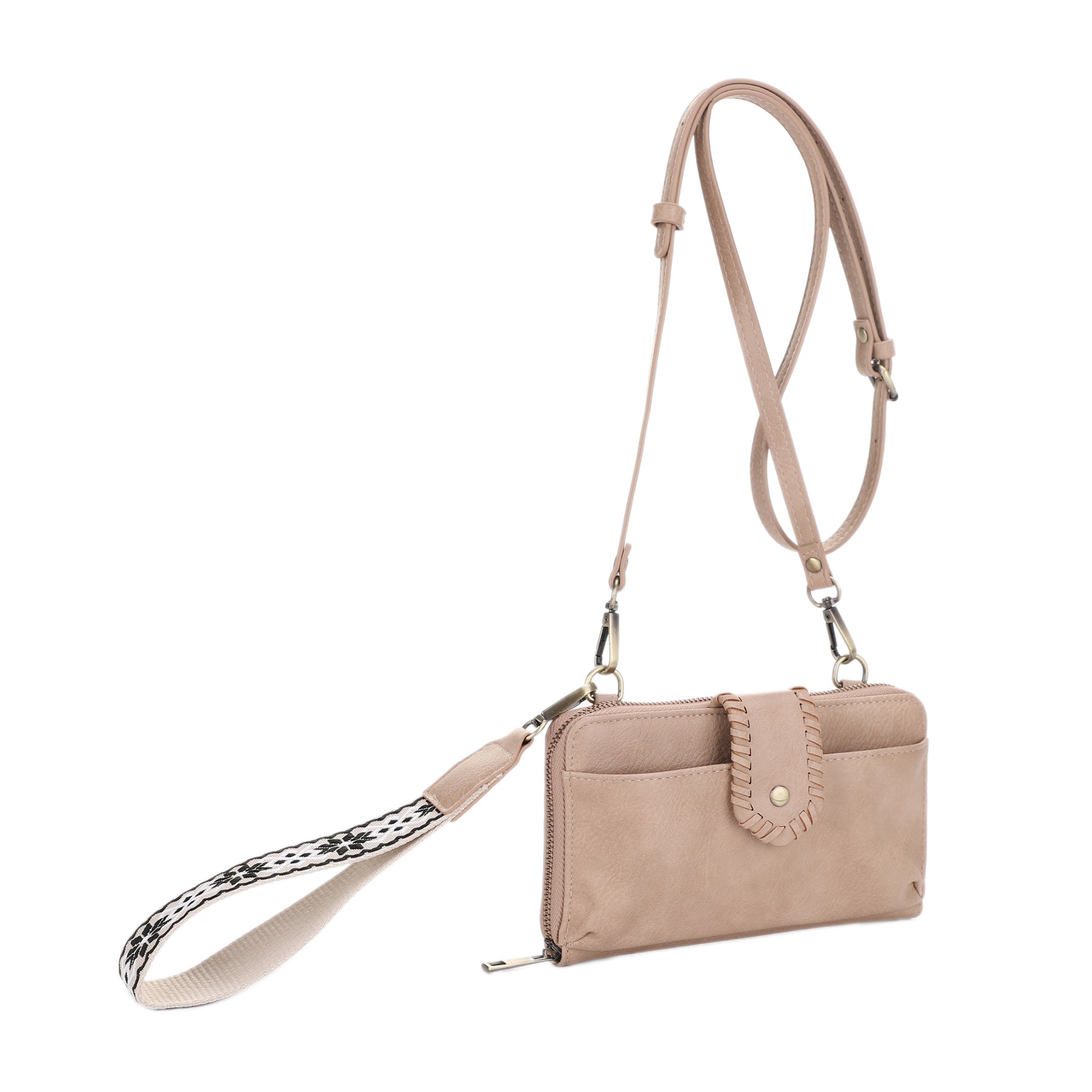 Crossbody Wallet with Wrist Strap
